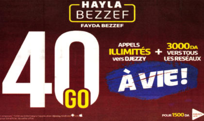 Djezzy relance Hayla Bezzef avec plus de générosité à vie !