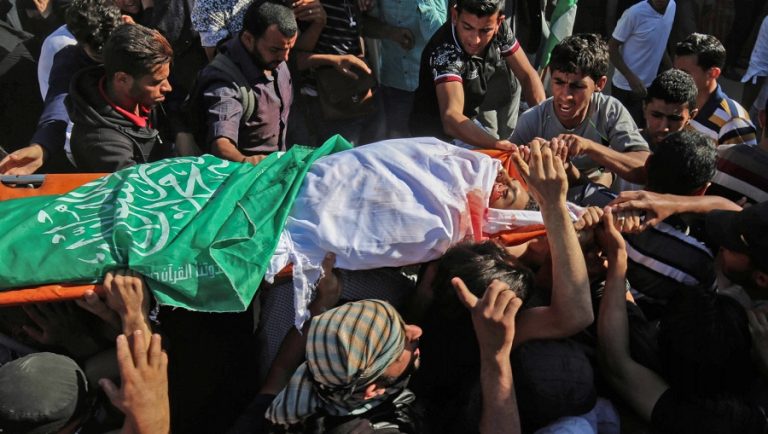 Palestinien tué centre de guerre