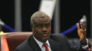 Moussa Faki Mahamat, président de la Commission de l'Union africaine. D. R.