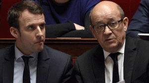 Macron Le Drian