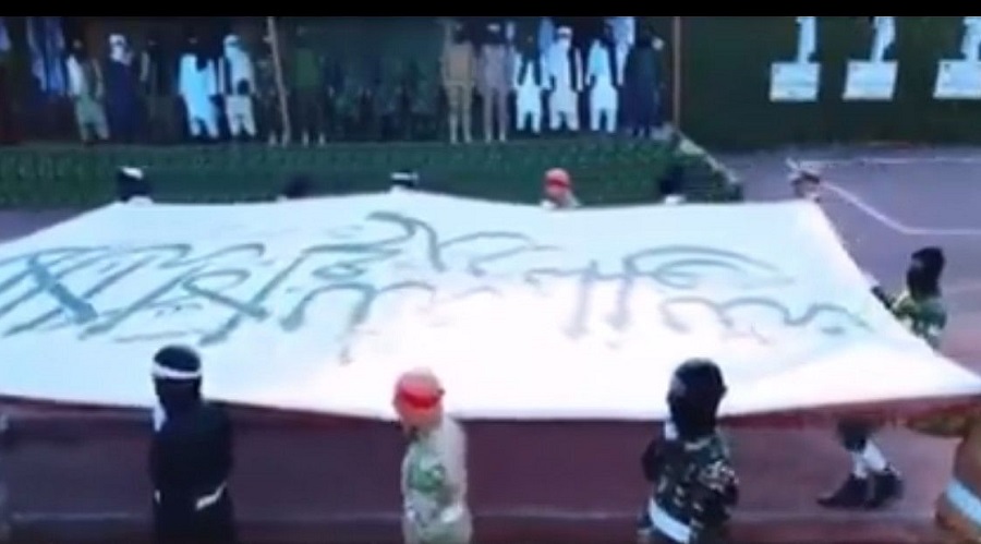 taliban parade