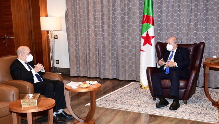 Tebboune Le Drian