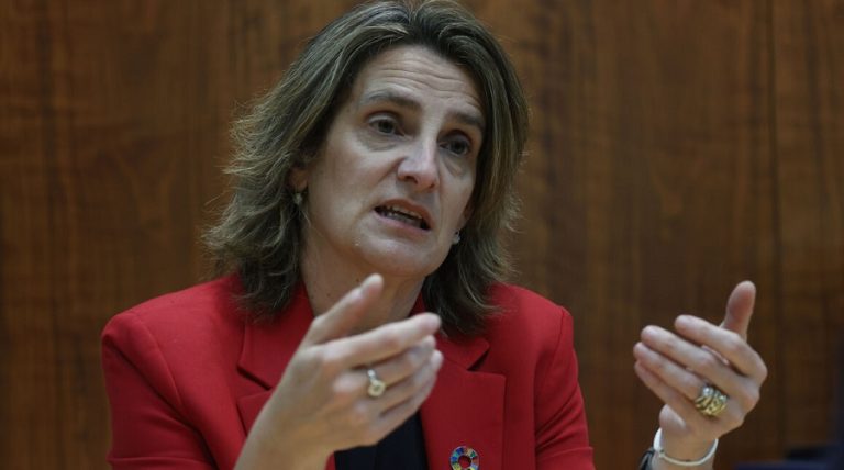 Teresa Ribera Rodriguez gaz Espagne Maroc