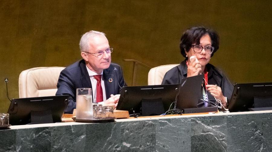 Le représentant de l’Algérie auprès de l’ONU, Sabri Boukadoum. D. R.