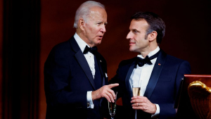 Macron Biden langue française