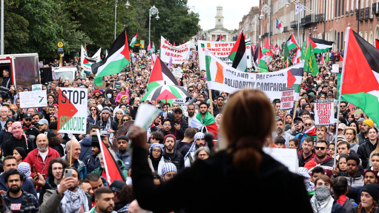 Dublin manifestation Gaza