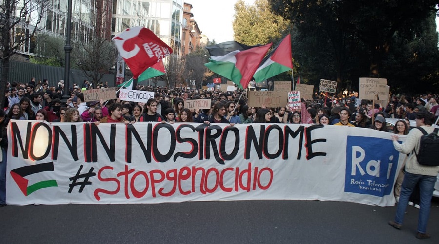 Manifestation Italie Gaza