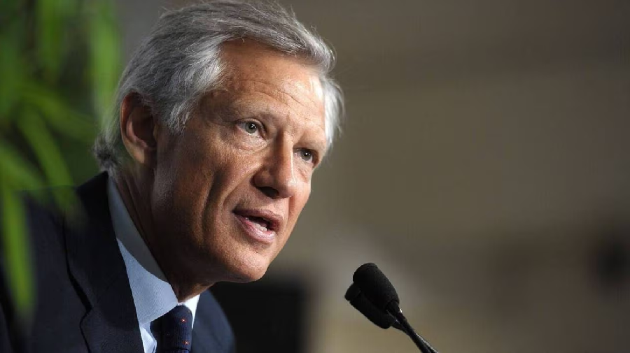 L’ancien ministre français Dominique de Villepin dézingue Israël à partir d’Alger