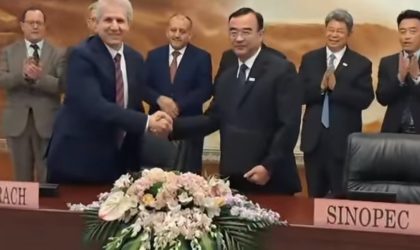 En sus du gisement de Zarzaitine : Sonatrach signe un mémorandum d’entente avec la société chinoise Sinopec