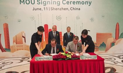 Sonatrach signe un protocole d’entente avec Huawei Télécommunication Algérie