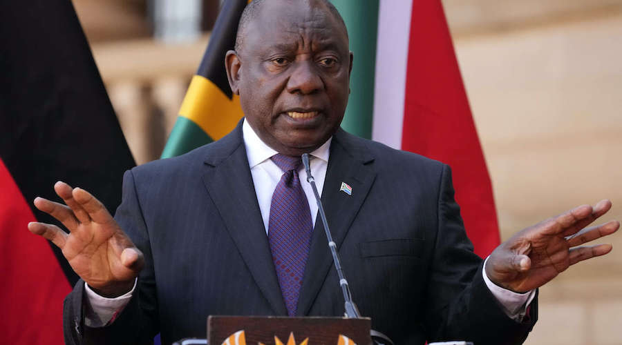 Cyril Ramaphosa soutien