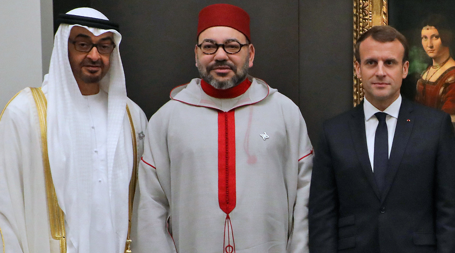 Ben Zayed Mohammed VI Macron