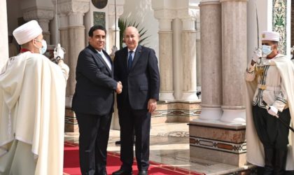 Le président du Conseil présidentiel libyen Younes El-Menfi en visite officielle en Algérie