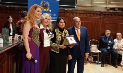 L’Italie décerne à l’artiste algérienne Karima Laraba le prix d’excellence méditerranéenne