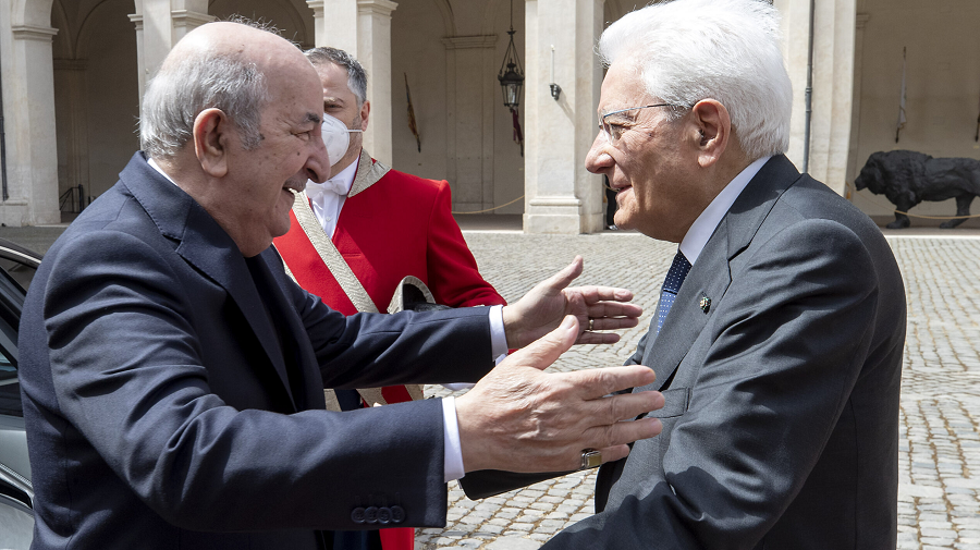 Tebboune Mattarella