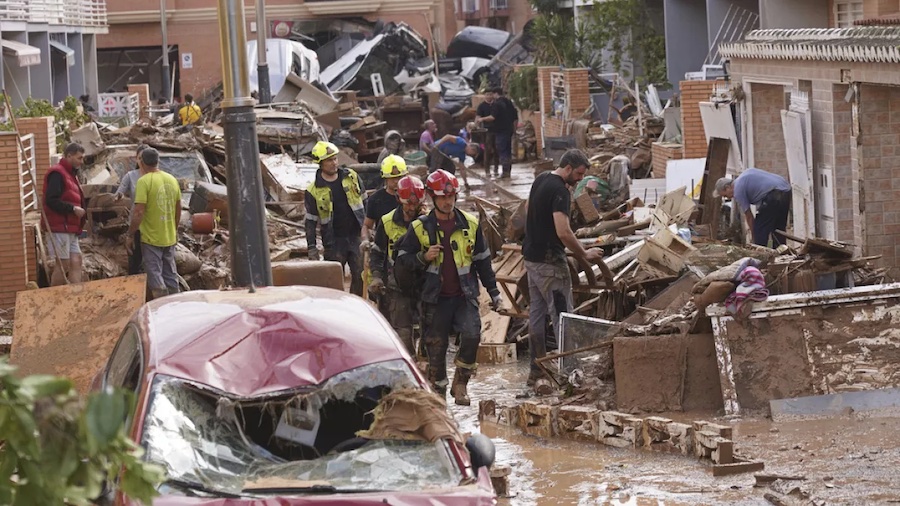 Valence inondtions