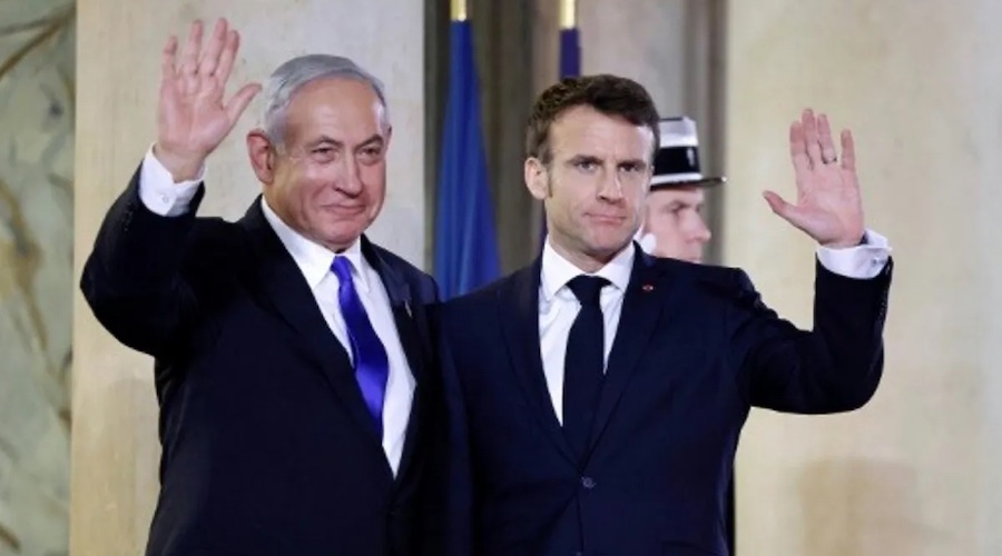 netanyahousation Macron -