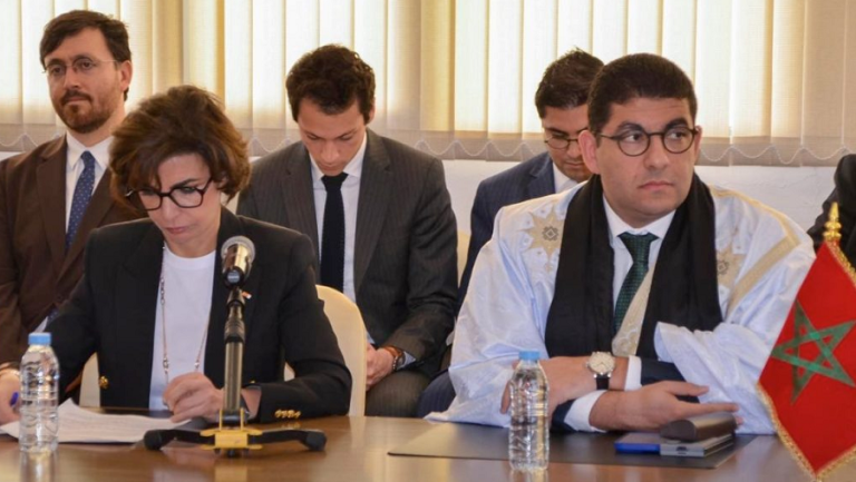 Rachida Dati à Alger, en 2010. New Press