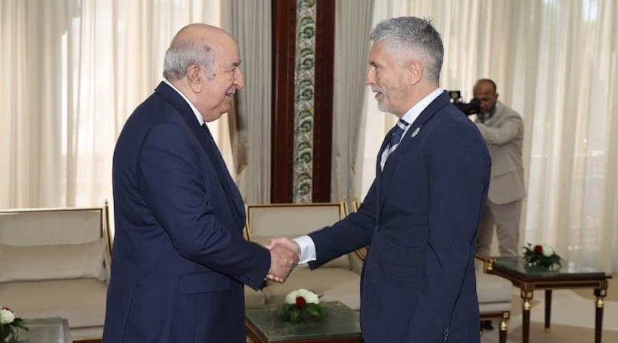  Le président de la République reçoit le ministre espagnol de l’Intérieur