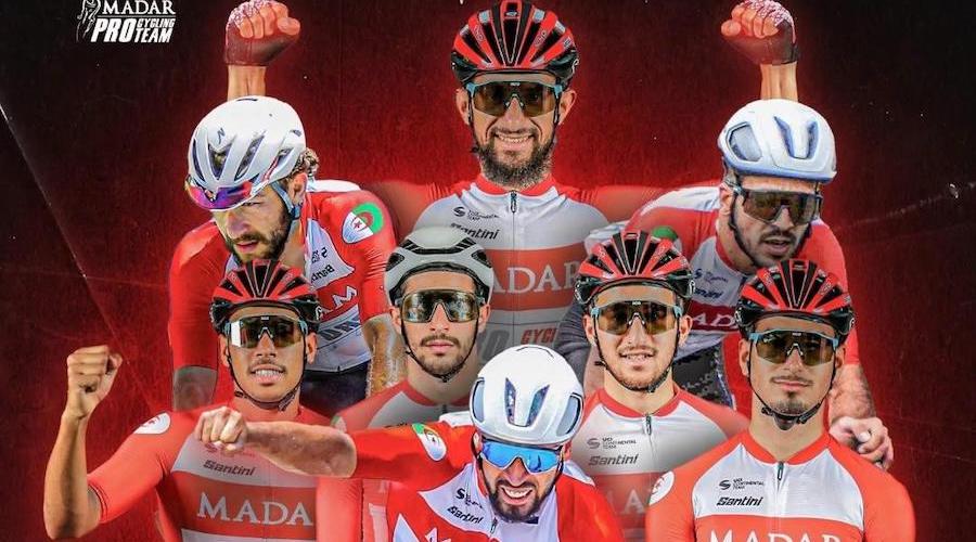 Classement des clubs professionnels de cyclisme : l’Algérien Madar Pro Team sacré champion d’Afrique 2025