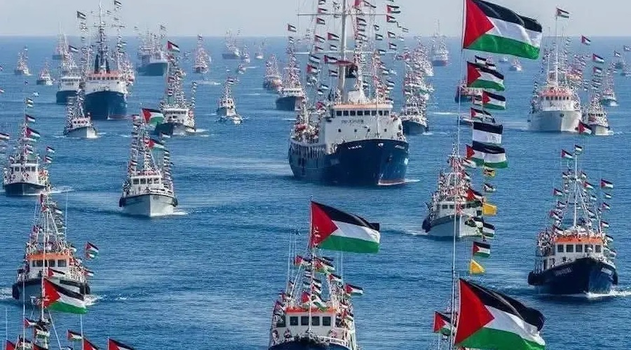 Malgré les intimidations sionistes : la flottille Global Sumud pour Gaza maintient le cap