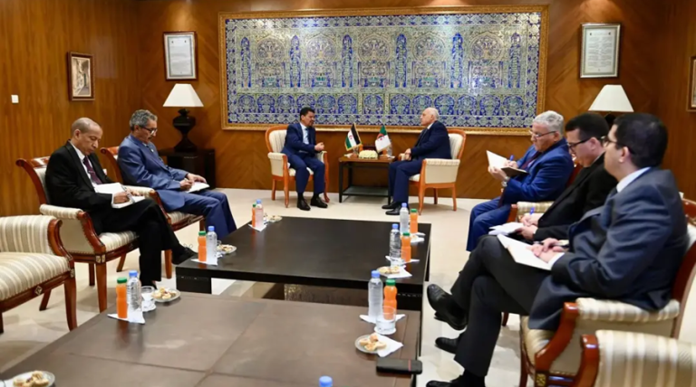 Adoption de la résolution 2797 : Attaf reçoit son homologue sahraoui Yeslem Beisat