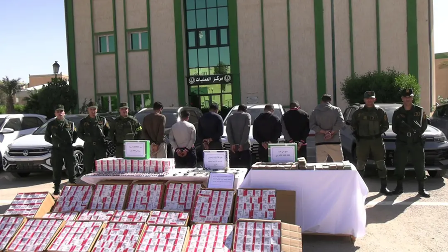 8 narcotrafiquants arrêtés et près de 266 000 comprimés psychotropes saisis à El Oued
