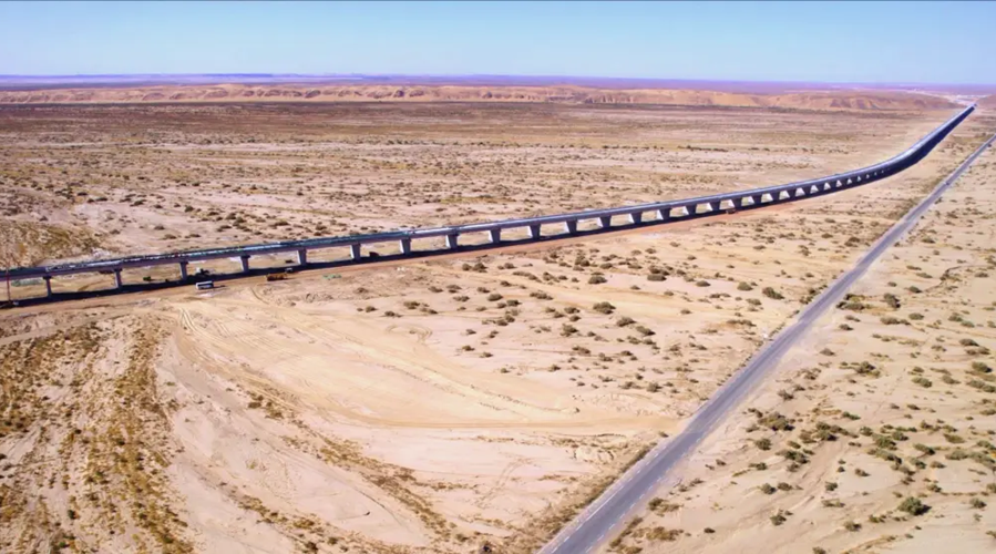 Béchar : achèvement des travaux du plus grand pont ferroviaire d’Afrique