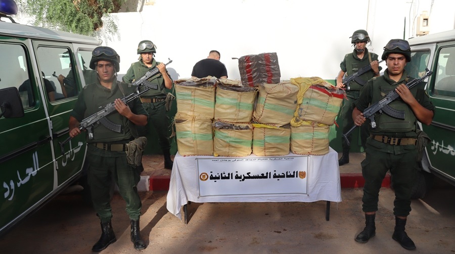 ANP : mise en échec de tentatives d’introduction de plus de 26 quintaux de kif traité via le Maroc