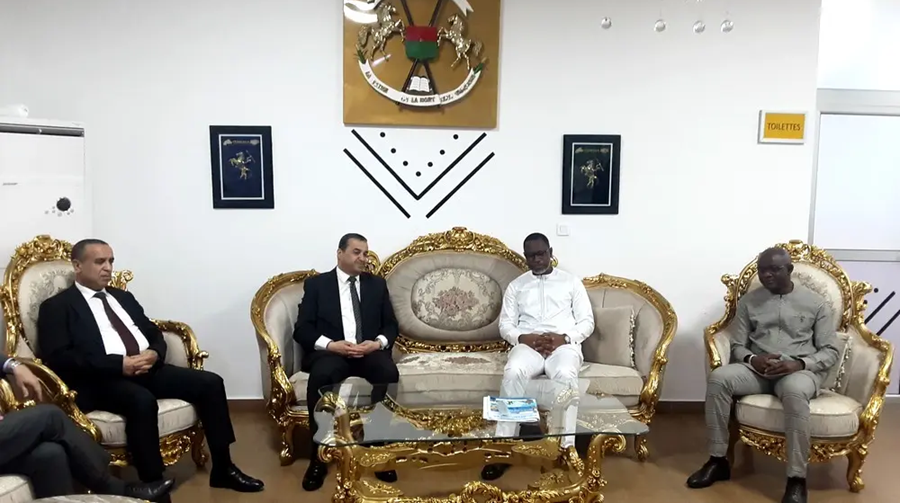 Arkab à Ouagadougou dans le cadre d’une visite de travail au Burkina Faso