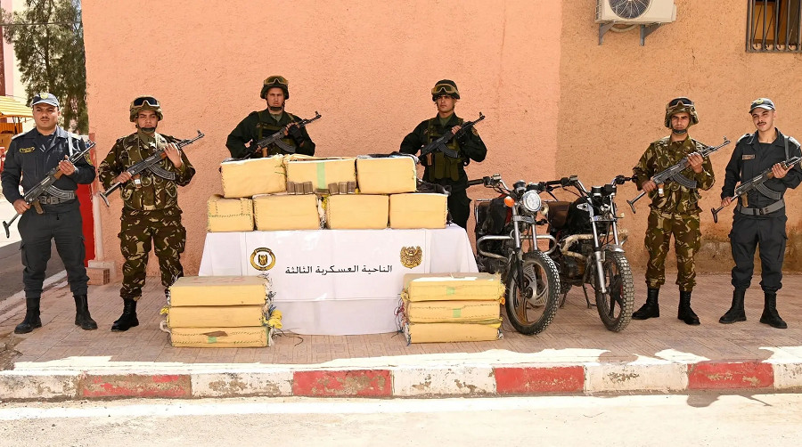 Plus de 10 quintaux de kif traité interceptés à Adrar et Béchar : le trafic en provenance du Maroc déjoué