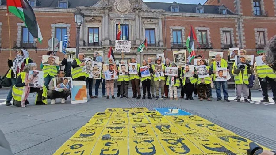 Cinq années de mobilisation à Madrid en faveur des prisonniers politiques sahraouis