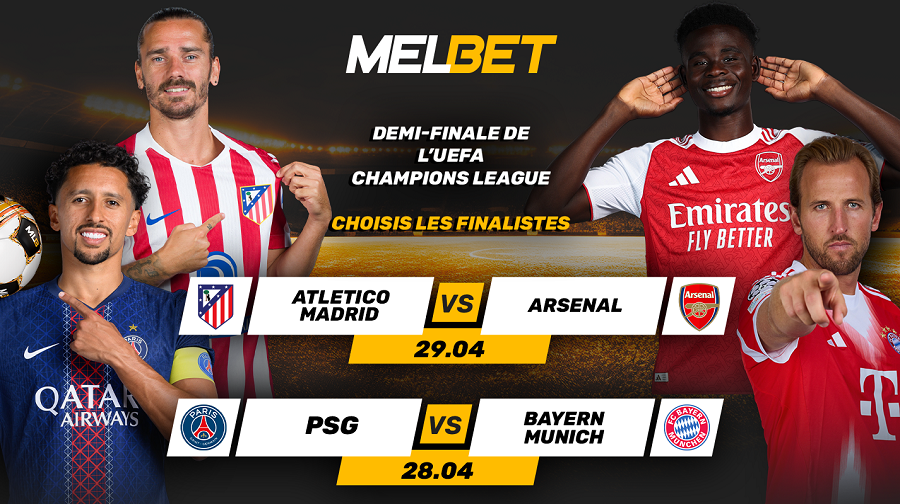 Les quatre titans de l’Europe : qui triomphera en demi-finales de la Ligue des champions ?