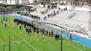 violence USM El Harrach-ASM Oran