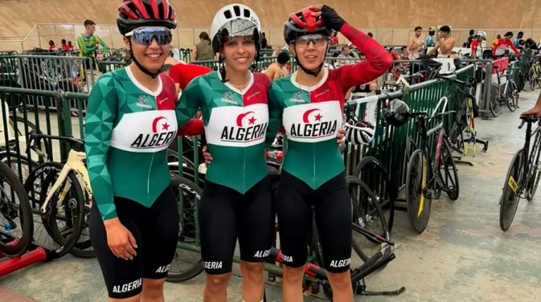 L’Algérie domine la vitesse par équipes aux Championnats d’Afrique de cyclisme