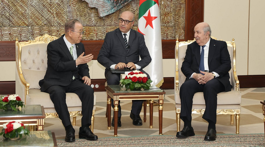 Ban Ki-moon salue le rôle de l’Algérie et la visio