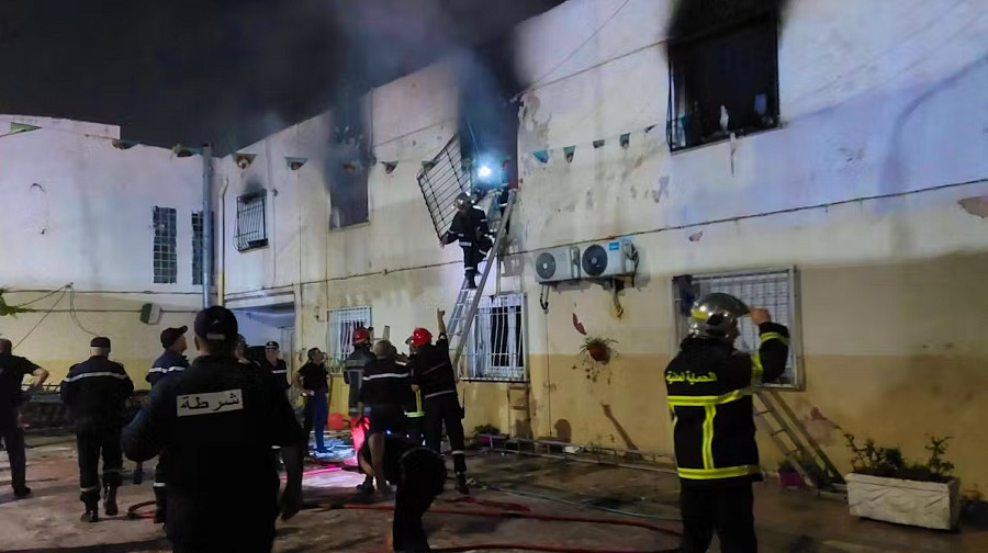 Un violent incendie dans un centre d’accueil pour enfants fait 11 morts à Alger